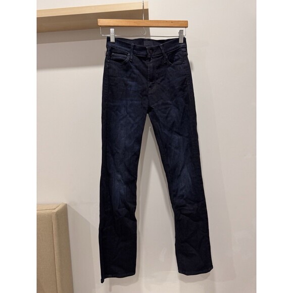 Mother Denim Denim - Mother Womens 25 Denim Jeans The Mid Rise Dazzler Ankle Blue Now or Never Flare